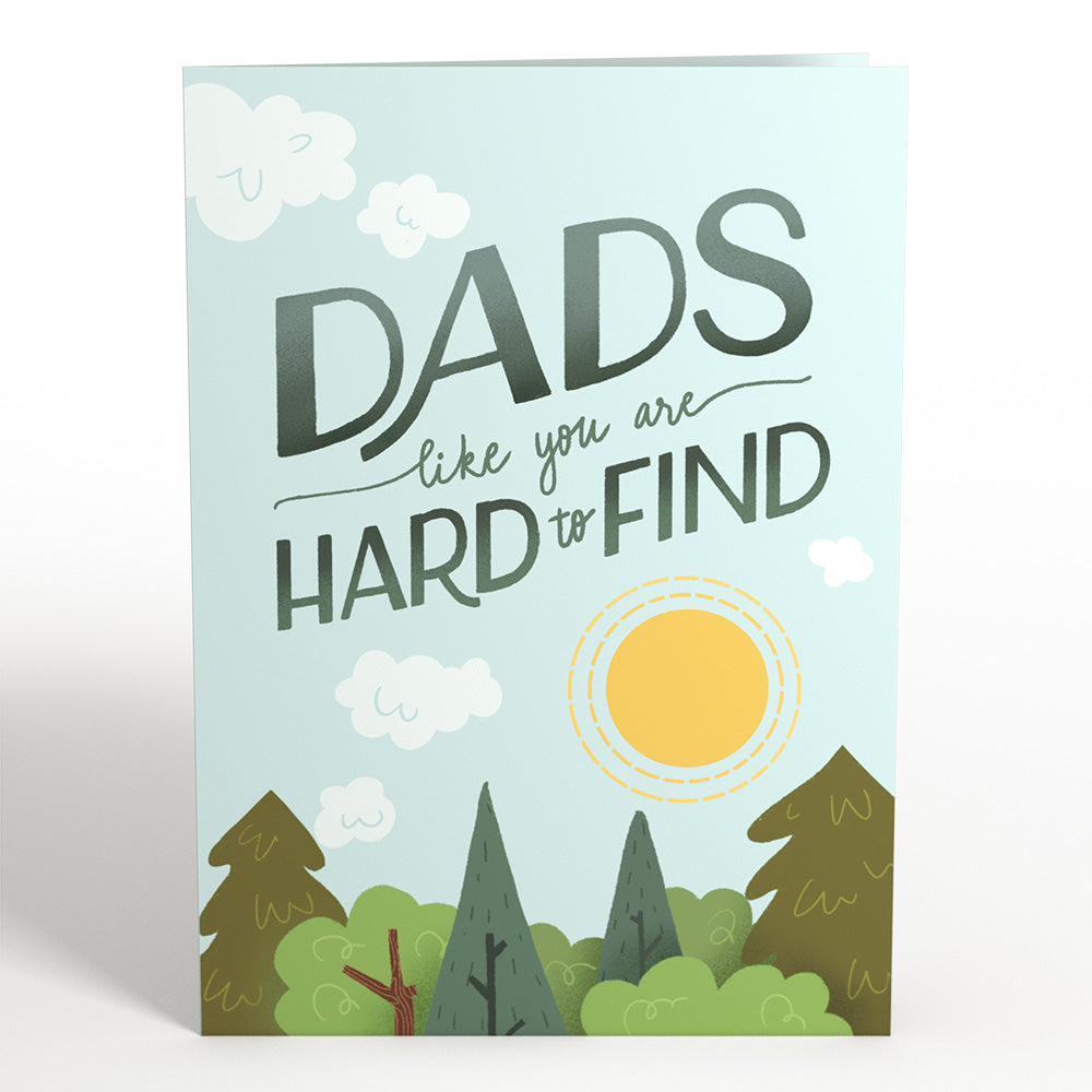 Father's Day Bigfoot Legend Pop-Up Card