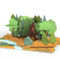 Father's Day Bigfoot Legend Pop-Up Card