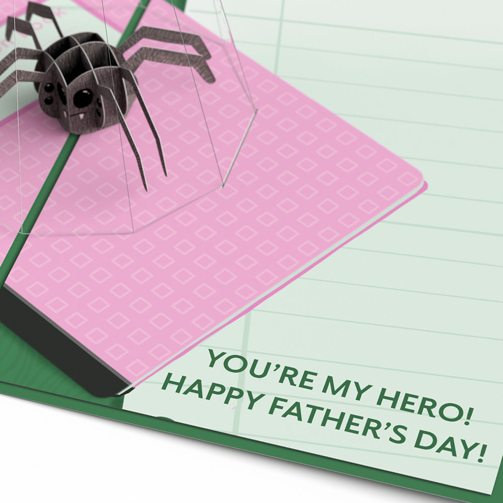 Father's Day Spider Hero Pop-Up Card