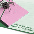 Father's Day Spider Hero Pop-Up Card