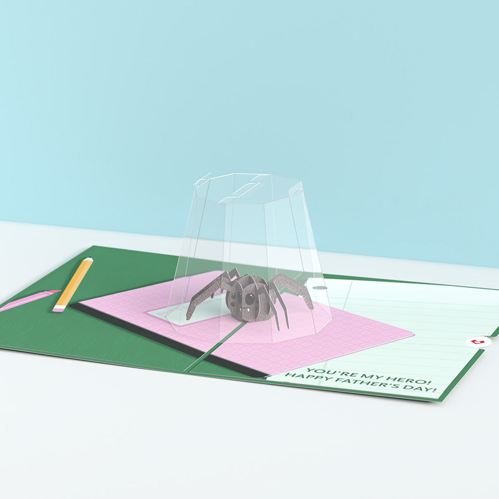 Father's Day Spider Hero Pop-Up Card