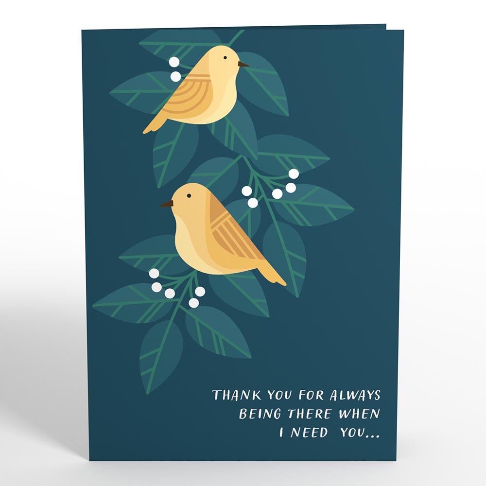 Happy Father's Day Birds Pop-Up Card