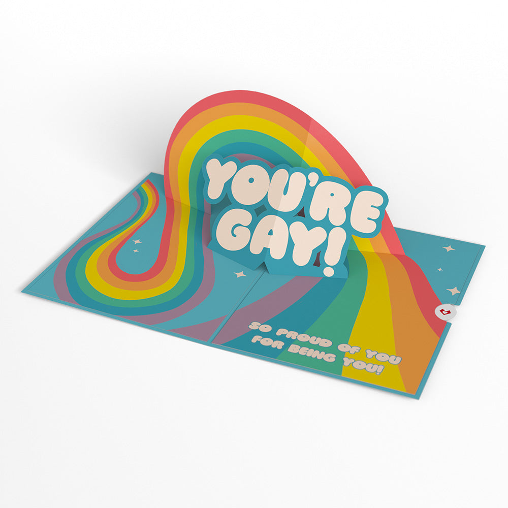Hooray, You're Gay! Pop-Up Card