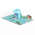 Disney's Stitch Cowabunga Birthday Pop-Up Card