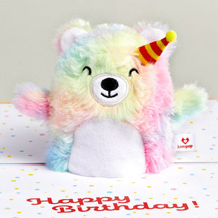 'Eat Cake & Celebrate' Birthday Plushpop Card