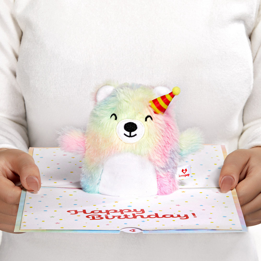 'Eat Cake & Celebrate' Birthday Plushpop Card