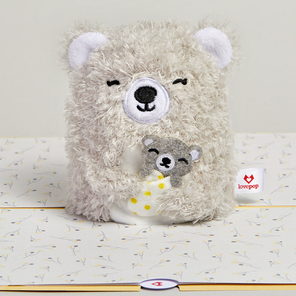 'Love You Most' Mama Bear Plushpop Card