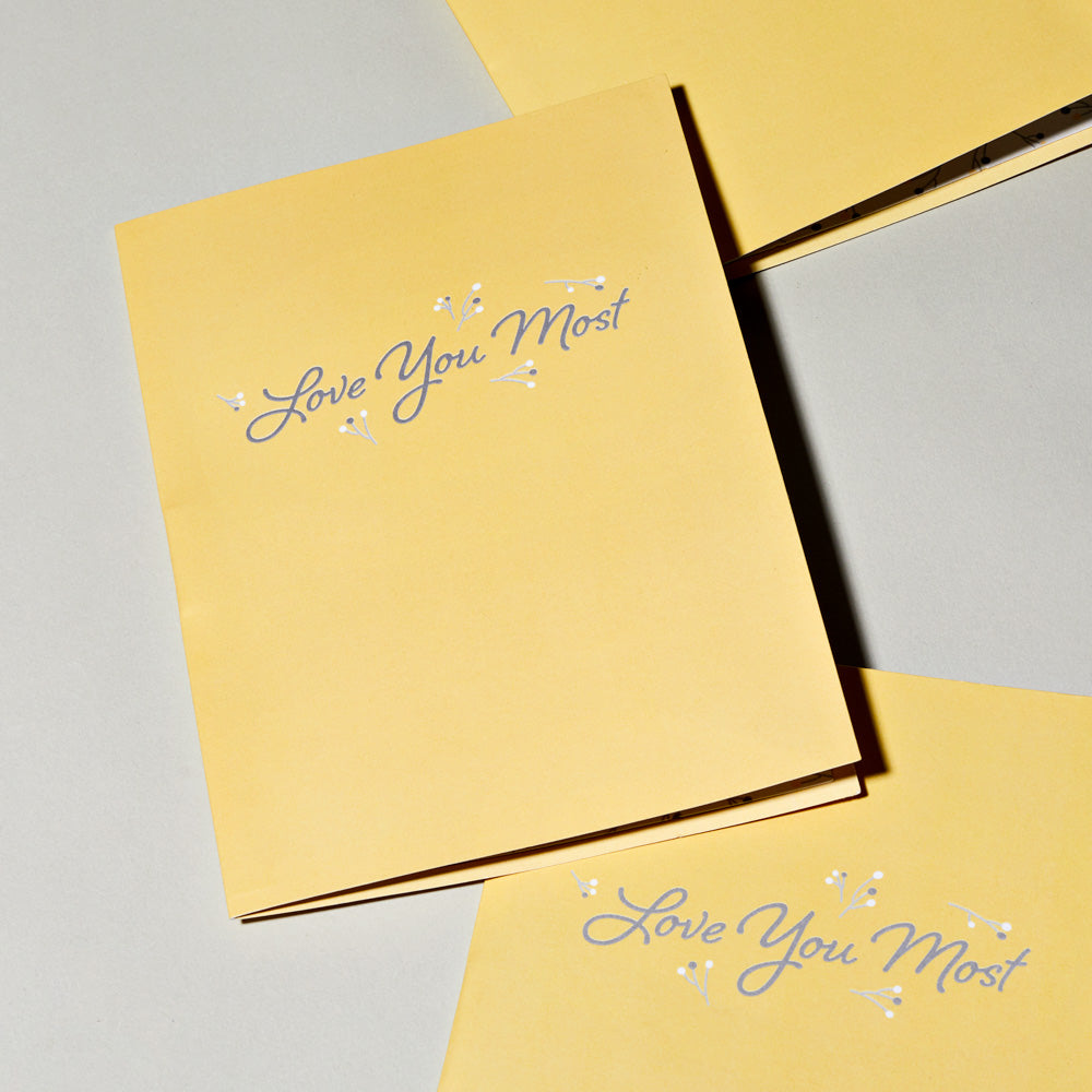 'Love You Most' Mama Bear Plushpop Card