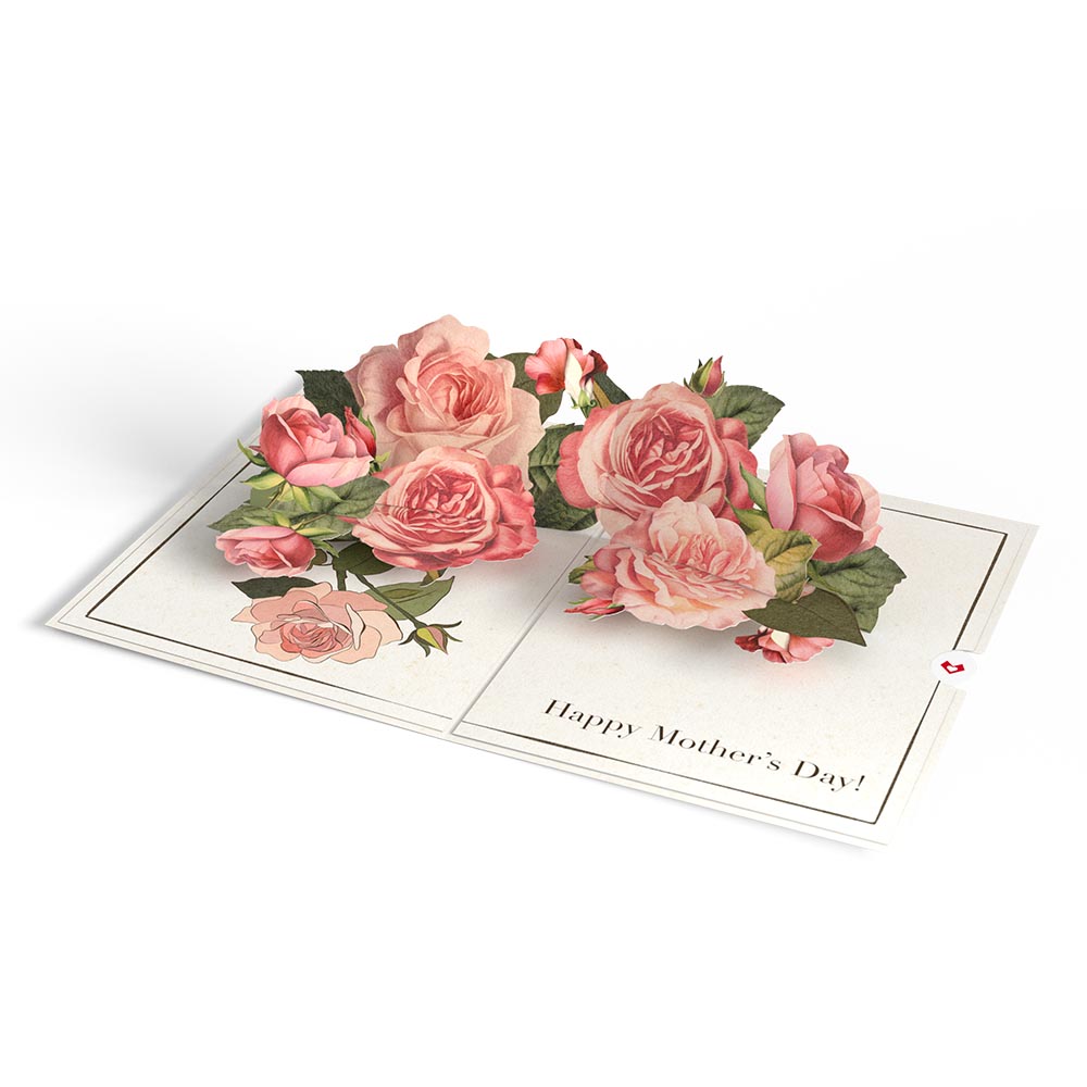 Mother's Day Grateful For You Roses Pop-Up Card