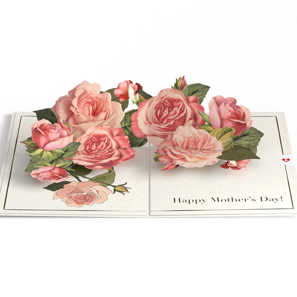 Mother's Day Grateful For You Roses Pop-Up Card
