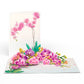 Watercolor Orchid Pop-Up Card & Bouquet Bundle