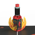 Happy Birthday Hot Stuff Pop-Up Card and Sentiment Set for Wife