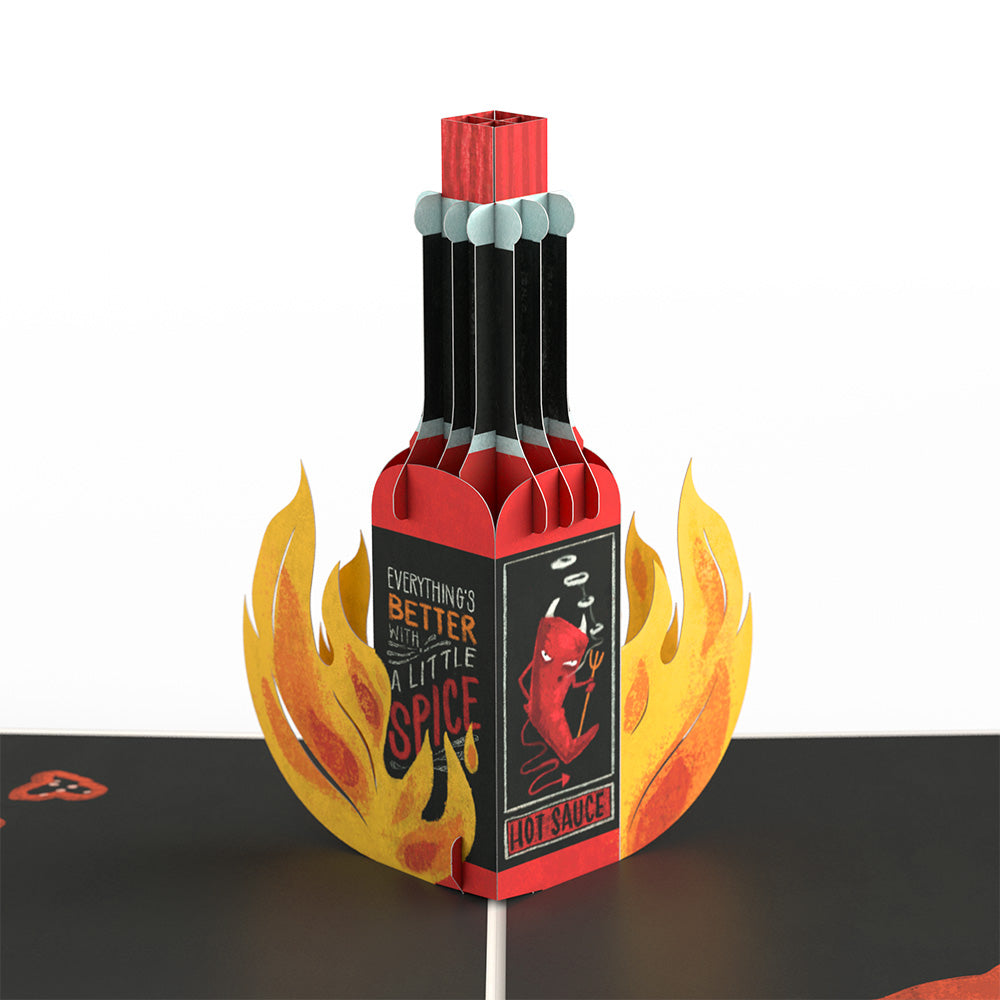 Happy Birthday Hot Stuff Pop-Up Card and 18th Kick It Up Sentiment Set
