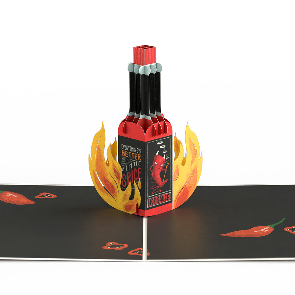 Happy Birthday Hot Stuff Pop-Up Card