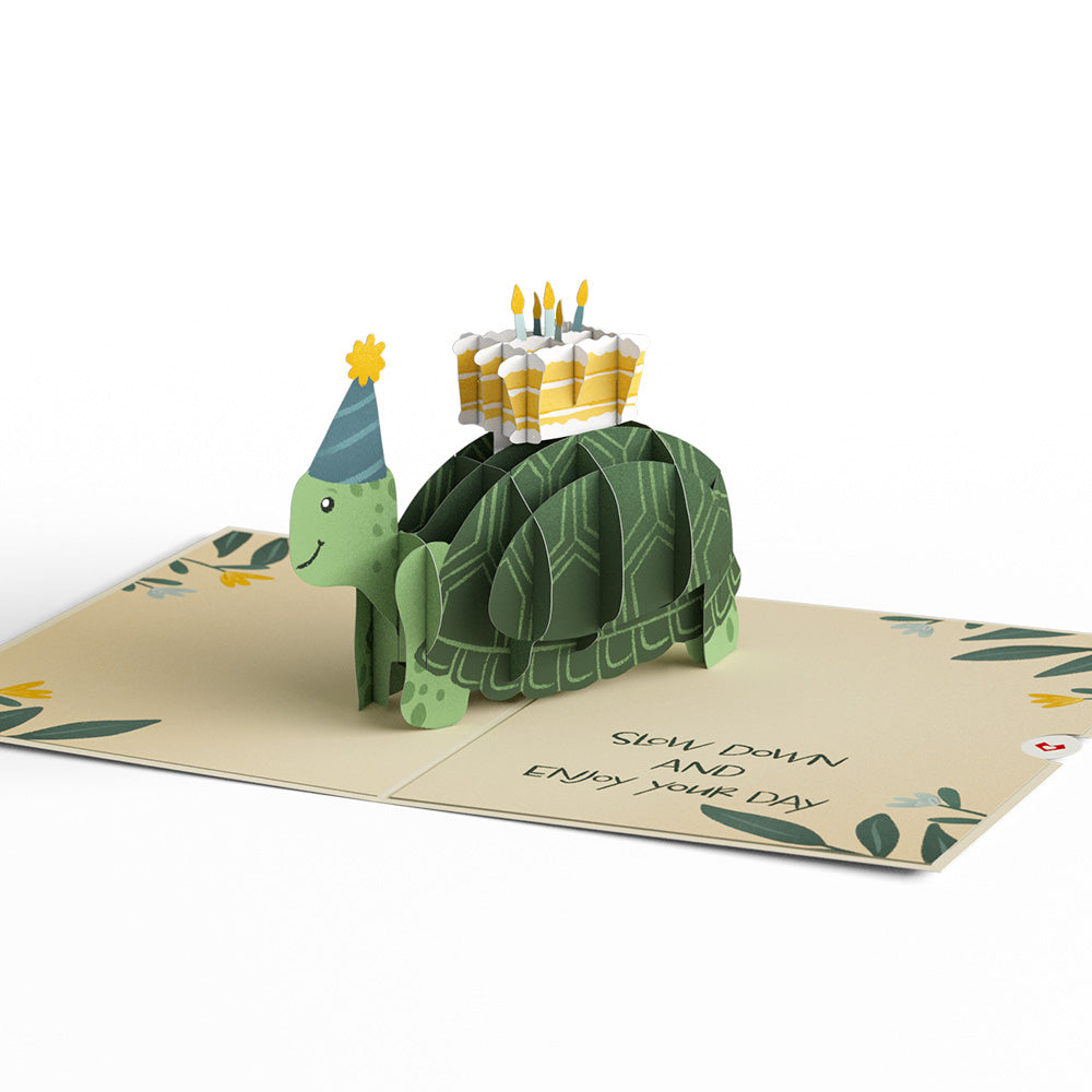 Shell-ebrate Birthday Turtle Pop-Up Card – Lovepop