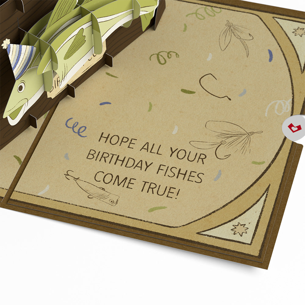 Birthday Cod Pop-Up Card & Bouquet Bundle