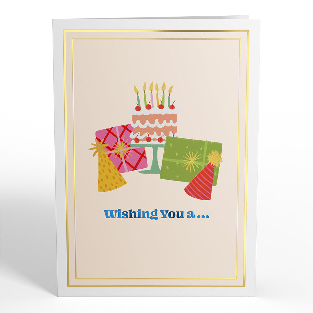 Wishing You a Happy Birthday Pop-Up Card