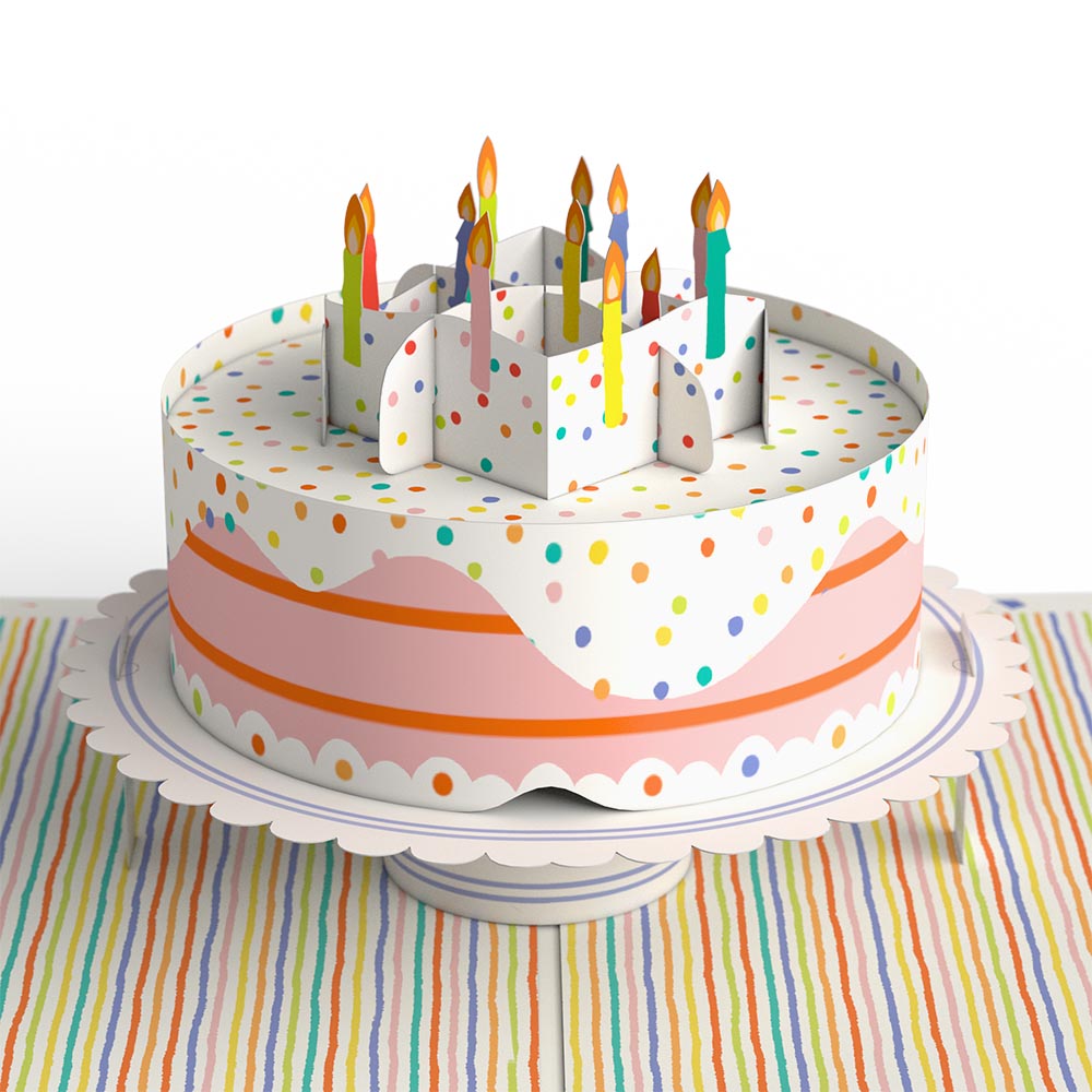Confetti Cake Birthday Pop-Up Card and Survive Another Year of Adulting Sentiment Set