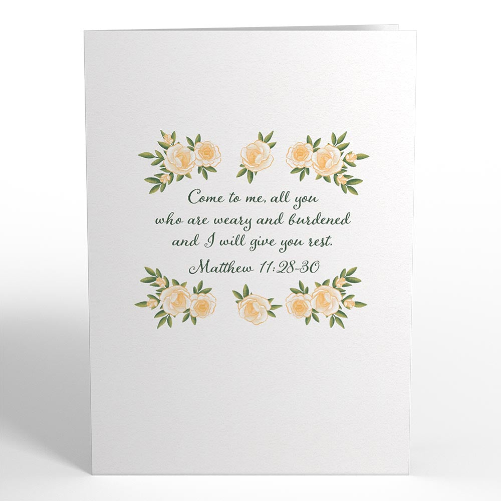 Wishing You Peace Sympathy Pop-Up Card