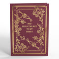 Key To My Heart Anniversary Pop-Up Card