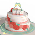 Eat, Drink, and Be Married Pop-Up Card
