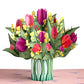 Cheerful Tulips Mother's Day Pop-Up Card and Sentiment Set for Daughter