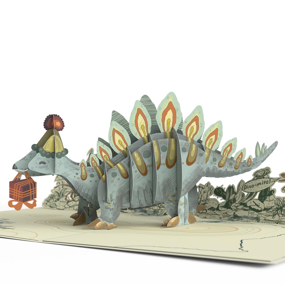 Happy Birthday You F*cking Fossil Pop-Up Card and Sentiment Set for Any Man