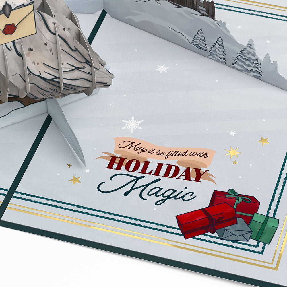 Harry Potter™ Hedwig™ Holiday Magic Pop-Up Card