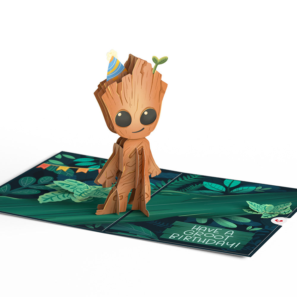 Marvel's Guardians of the Galaxy Groot Year of Growth Birthday Pop-Up Card