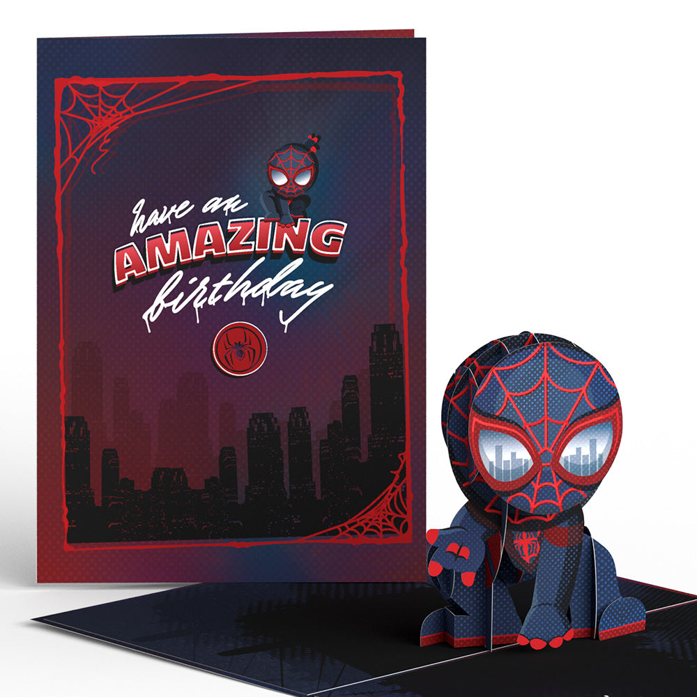 Marvel's SpiderMan Miles Morales Birthday PopUp Card Lovepop
