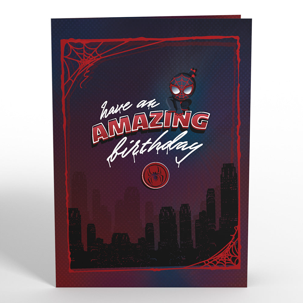Marvel's Spider-Man Miles Morales Birthday Pop-Up Card