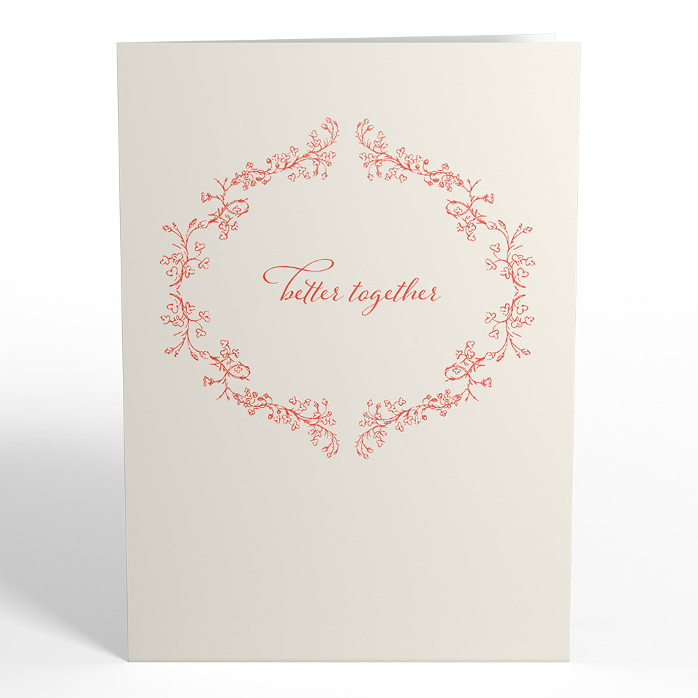 Better Together Mrs. & Mrs. Wedding Pop-Up Card