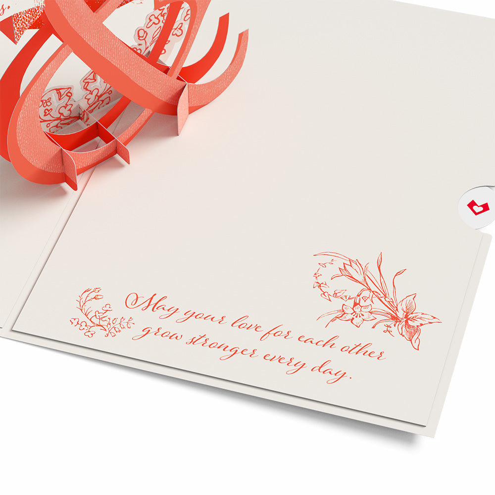 Better Together Mrs. & Mrs. Wedding Pop-Up Card