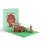 Highland Cow Birthday Pop-Up Card