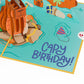 Capybara Birthday Pop-Up Card