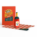 Happy Birthday Better with Age 4-in-1 Nesting Card