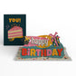 Happy Birthday Better with Age 4-in-1 Nesting Card