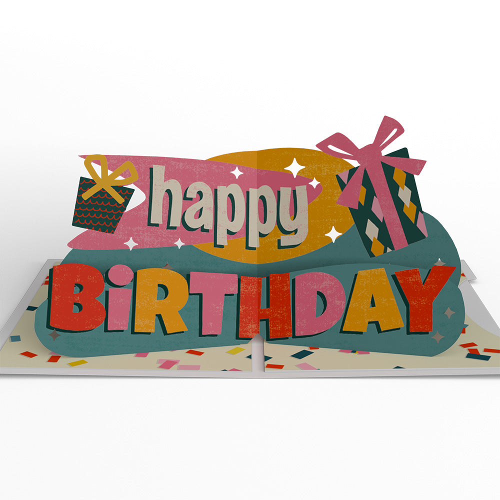 Happy Birthday Better with Age 4-in-1 Nesting Card