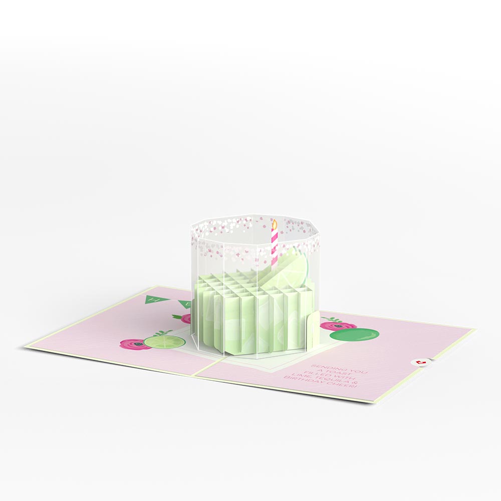 Birthday Margarita Pop-Up Card
