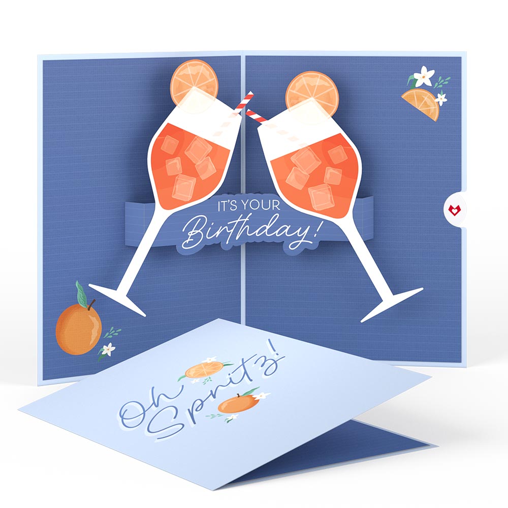 Oh Spritz! Birthday Pop-Up Card