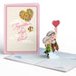 Disney and Pixar Up Sky Is the Limit Pop-Up Card & Flower Buds Bouquet Bundle