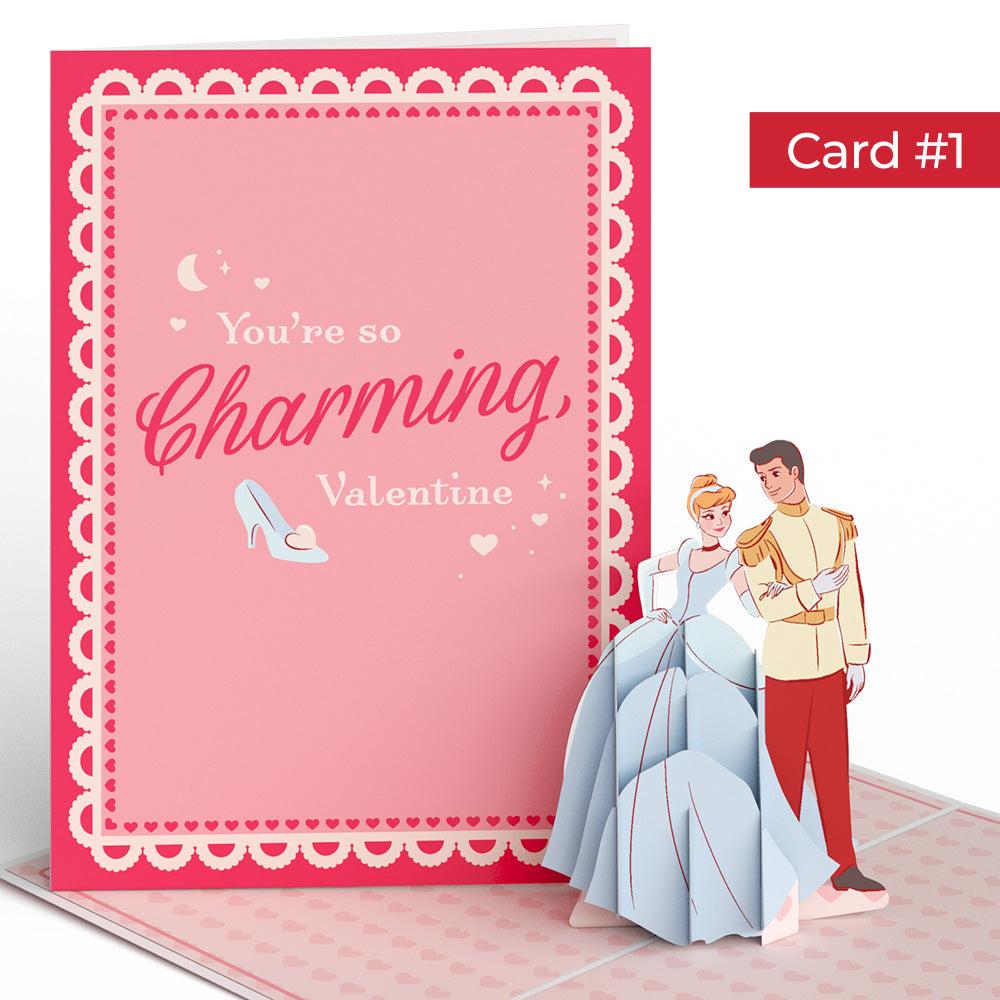 Disney Princess Valentine's Day 4-in-1 Nesting Card