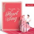 Disney Princess Valentine's Day 4-in-1 Nesting Card