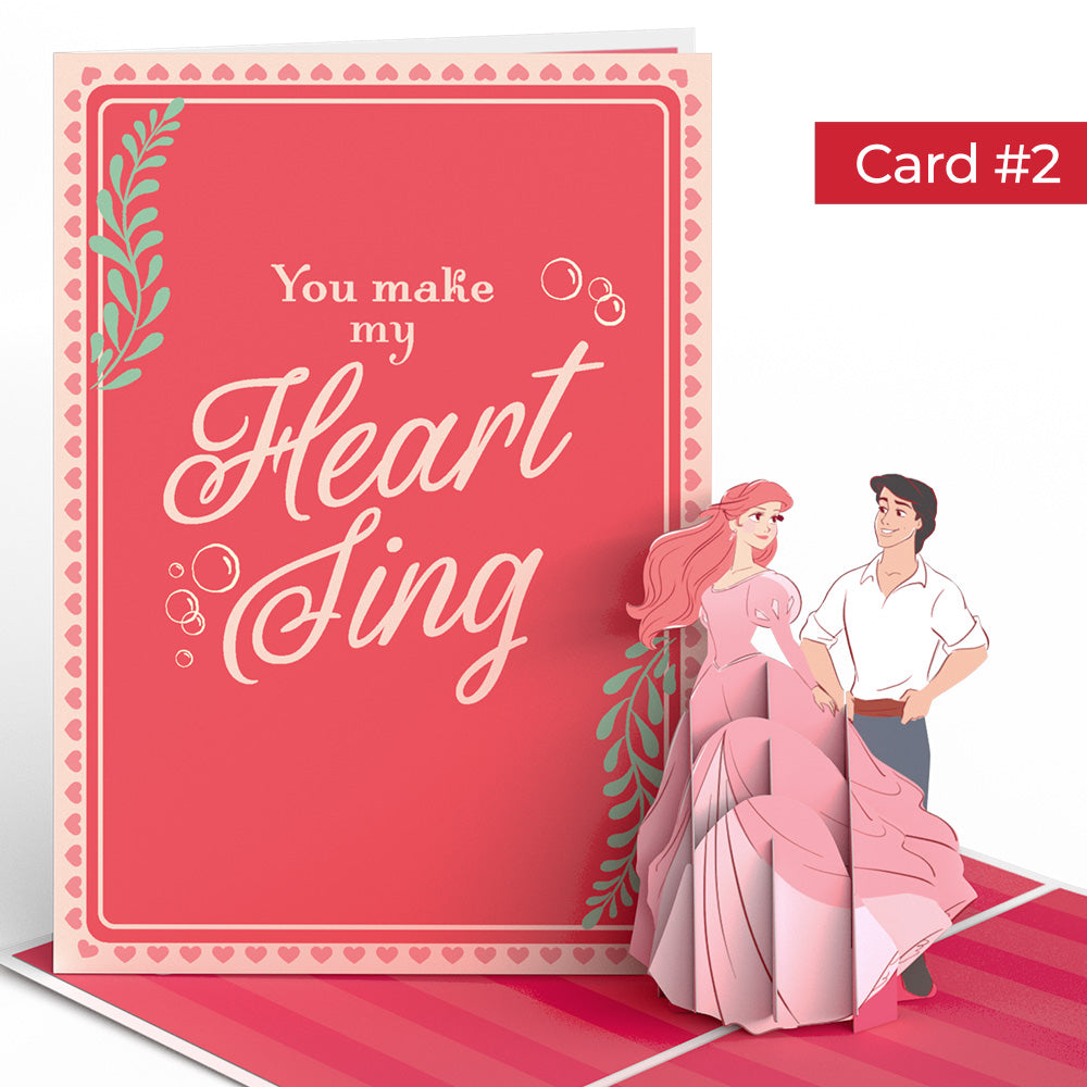 Disney Princess Valentine's Day 4-in-1 Nesting Card