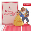 Disney Princess Valentine's Day 4-in-1 Nesting Card