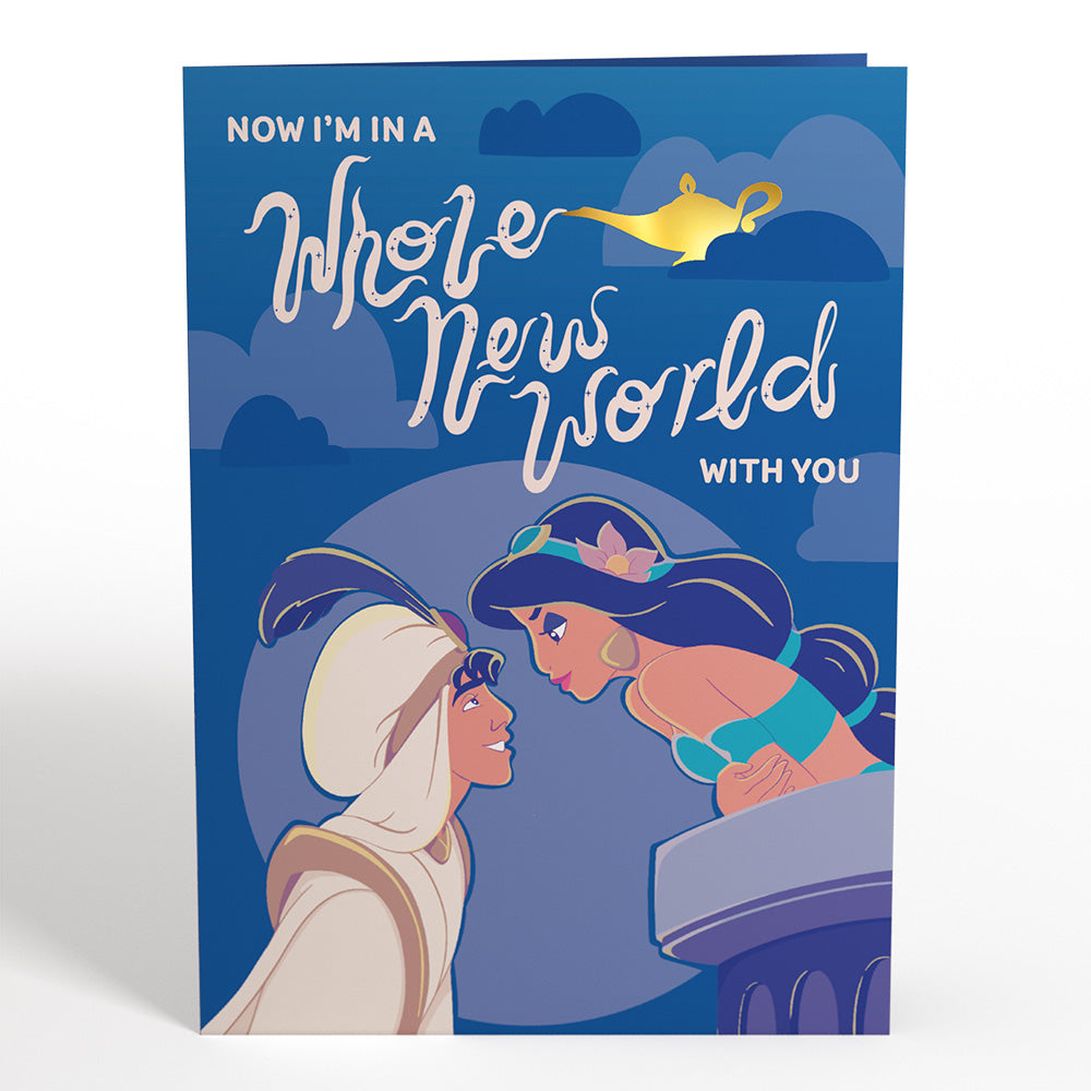 Disney’s Aladdin Whole New World Pop-Up Card