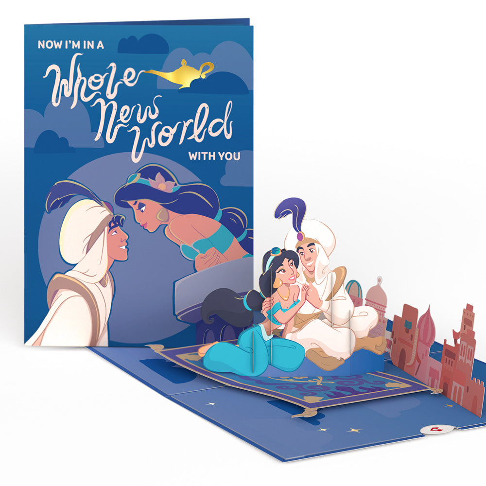 Disney’s Aladdin Whole New World Pop-Up Card