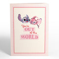 Disney's Stitch & Angel You’re Out Of This World Pop-Up Card