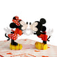 Disney’s Mickey Mouse Love You Lots Pop-Up Card & Flower Buds Bouquet Bundle