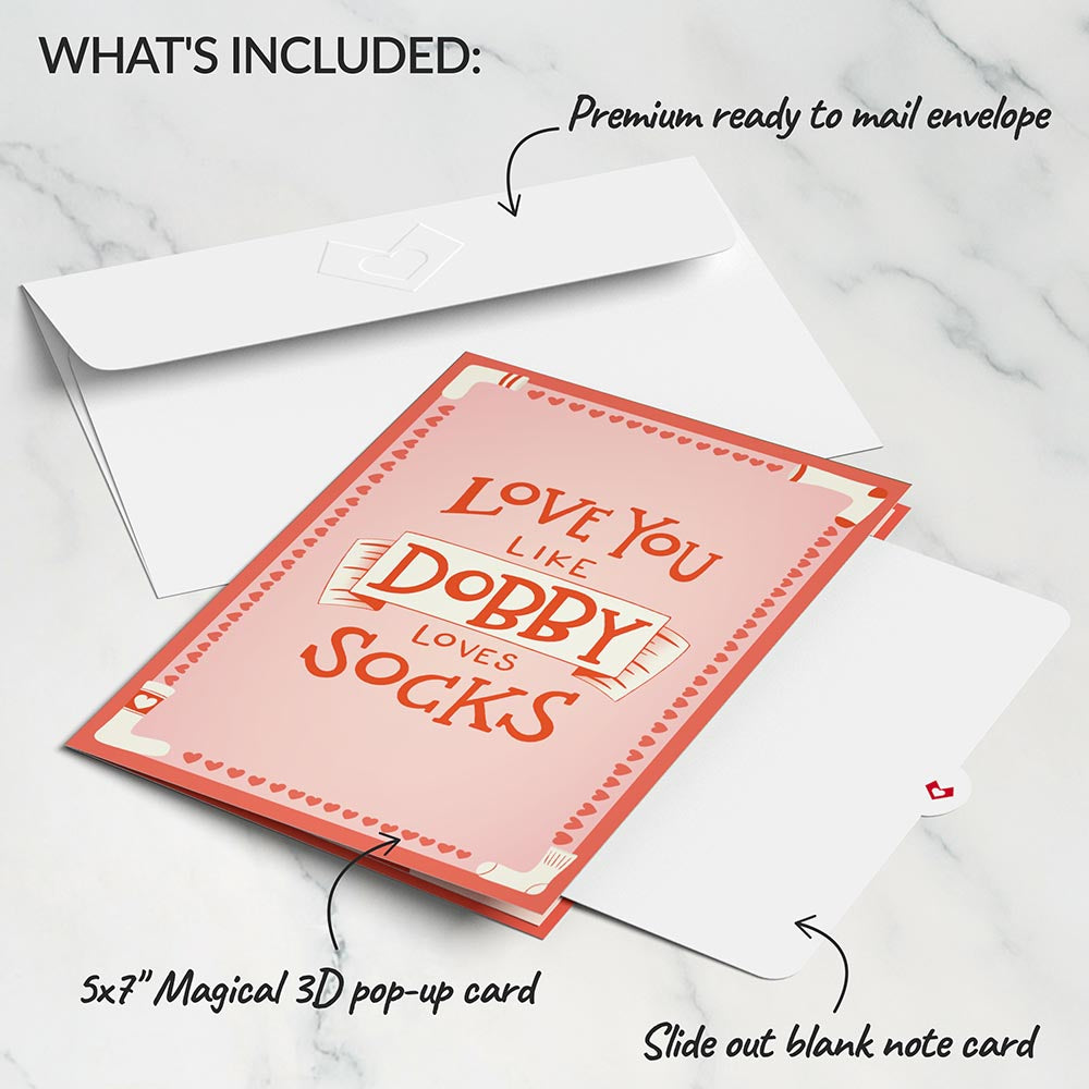 Harry Potter™ Dobby™ Valentine’s Day Pop-Up Card
